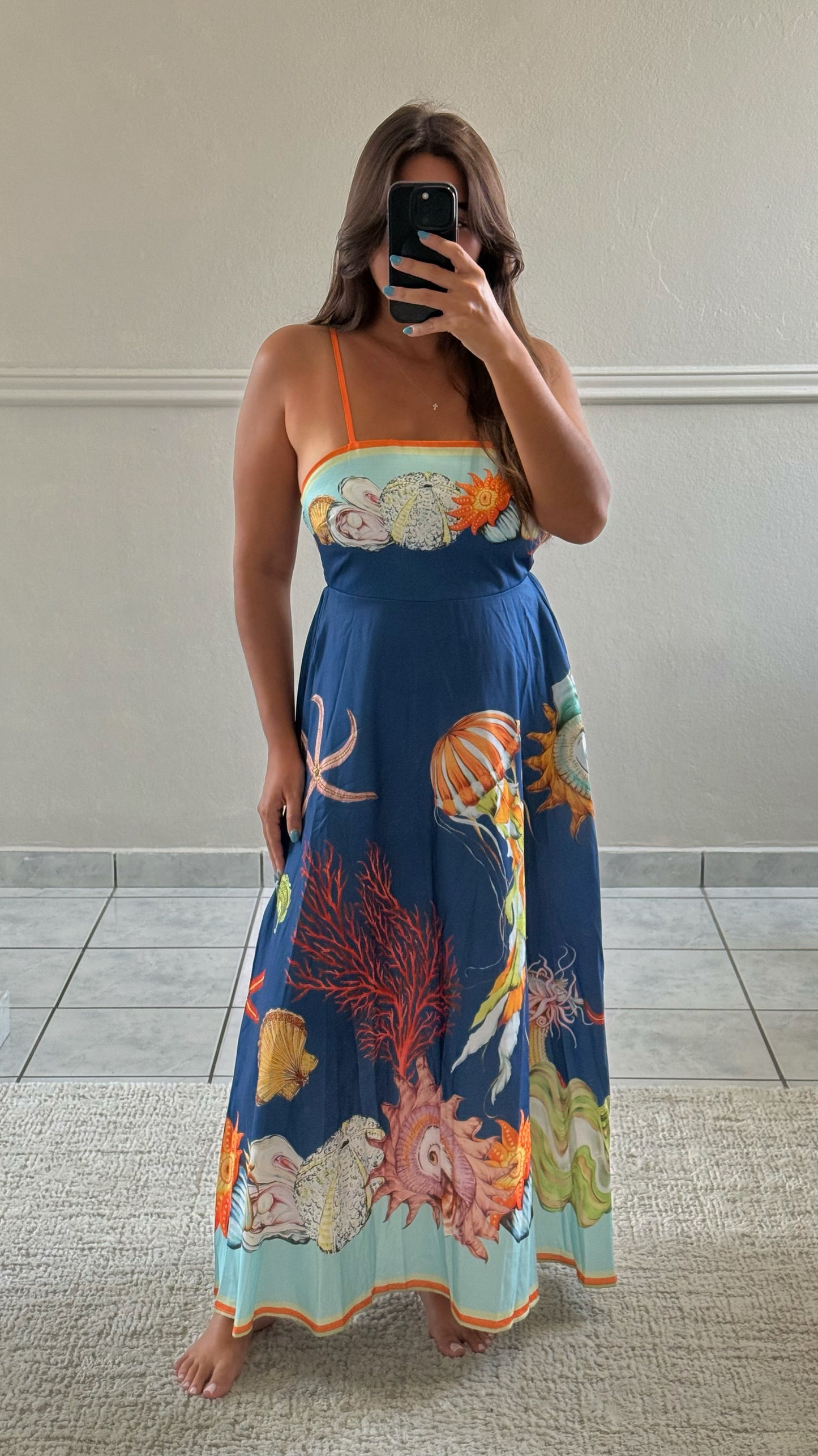 Ocean Muse Maxi Dress