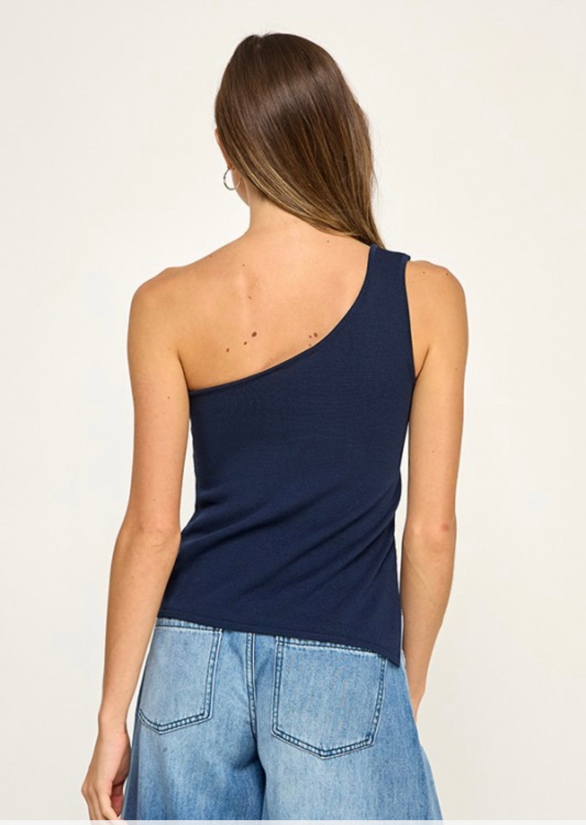 Buckle Navy Top