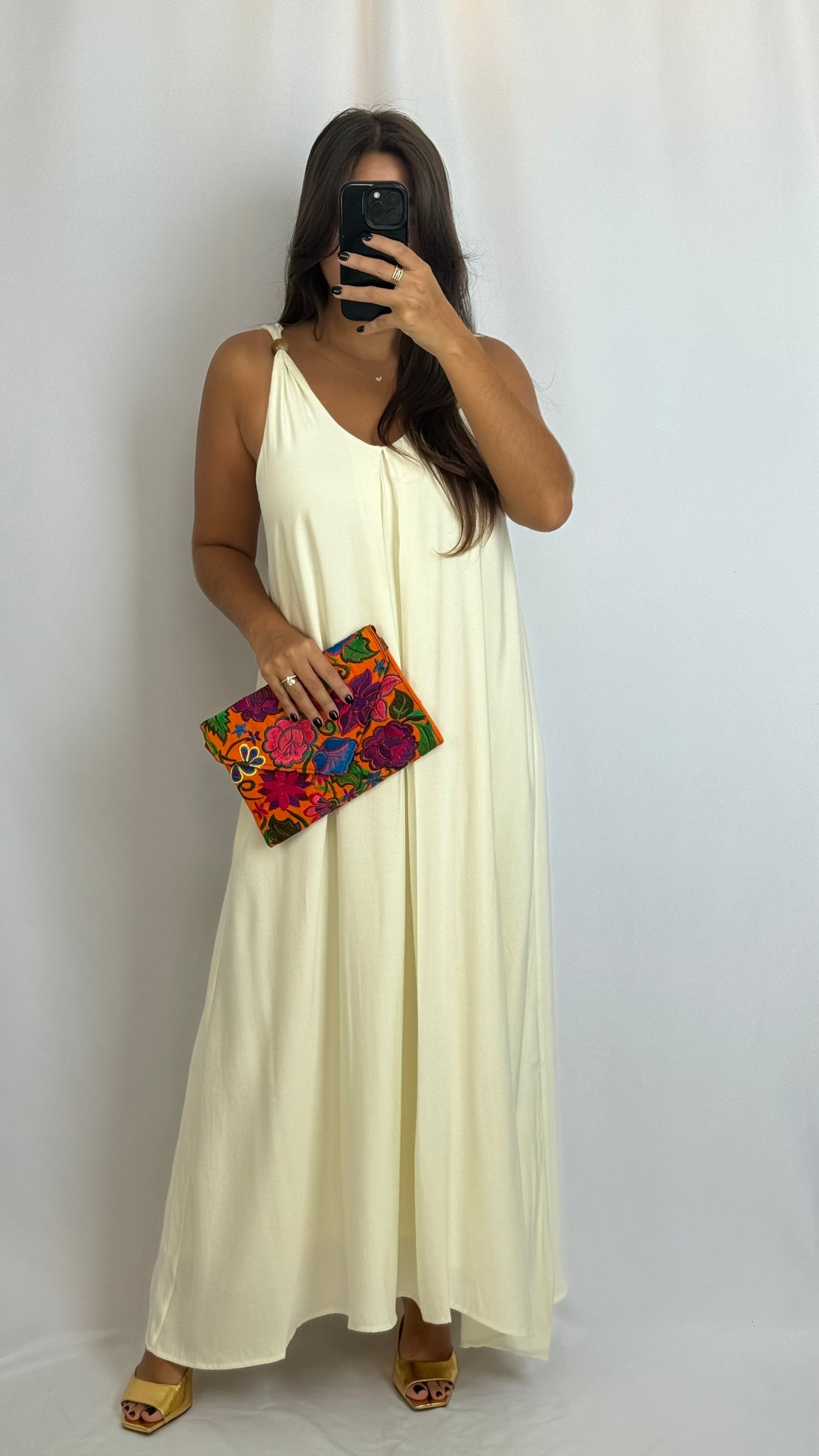 Ivory Beaded Dress