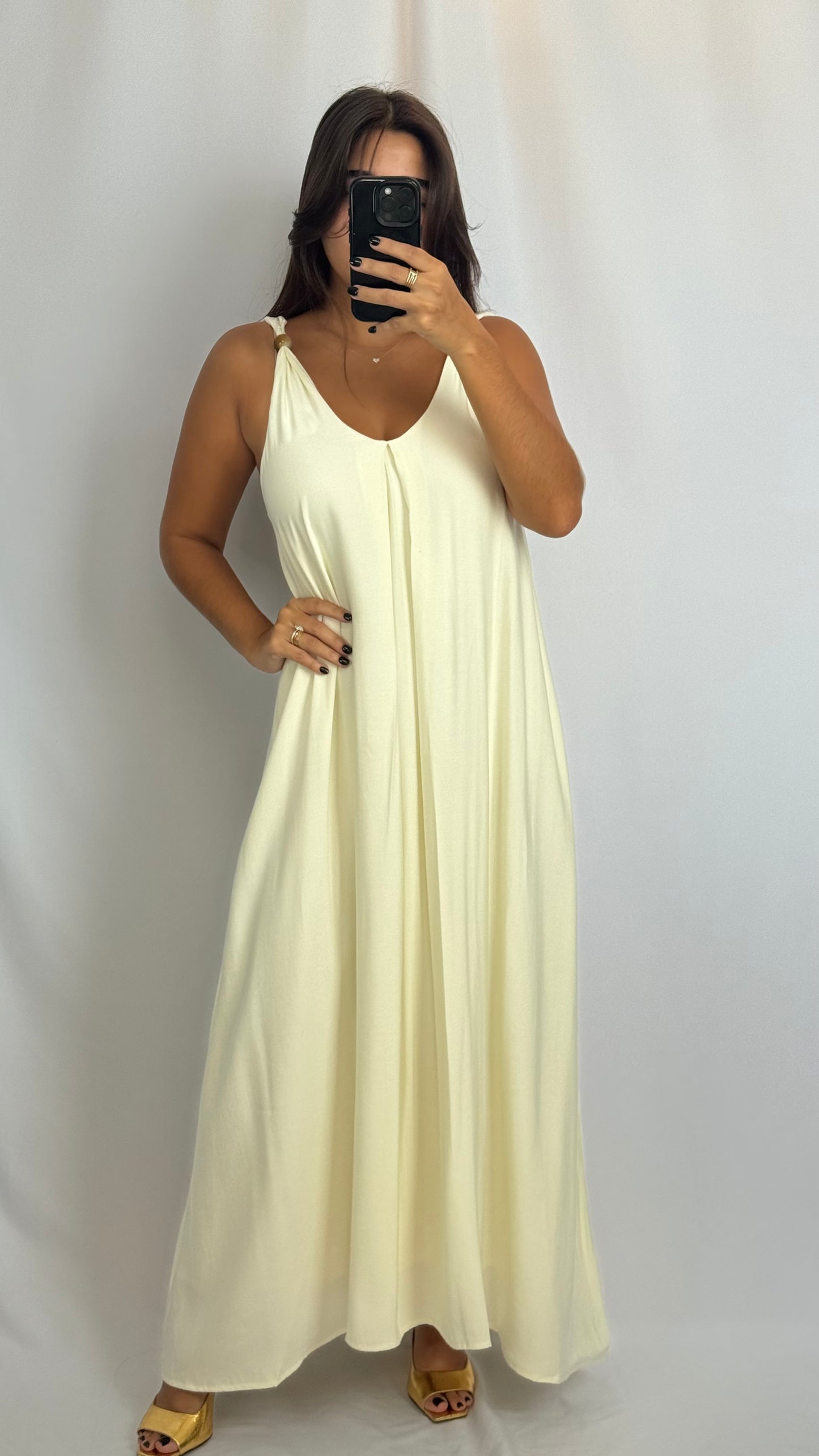Ivory Beaded Dress