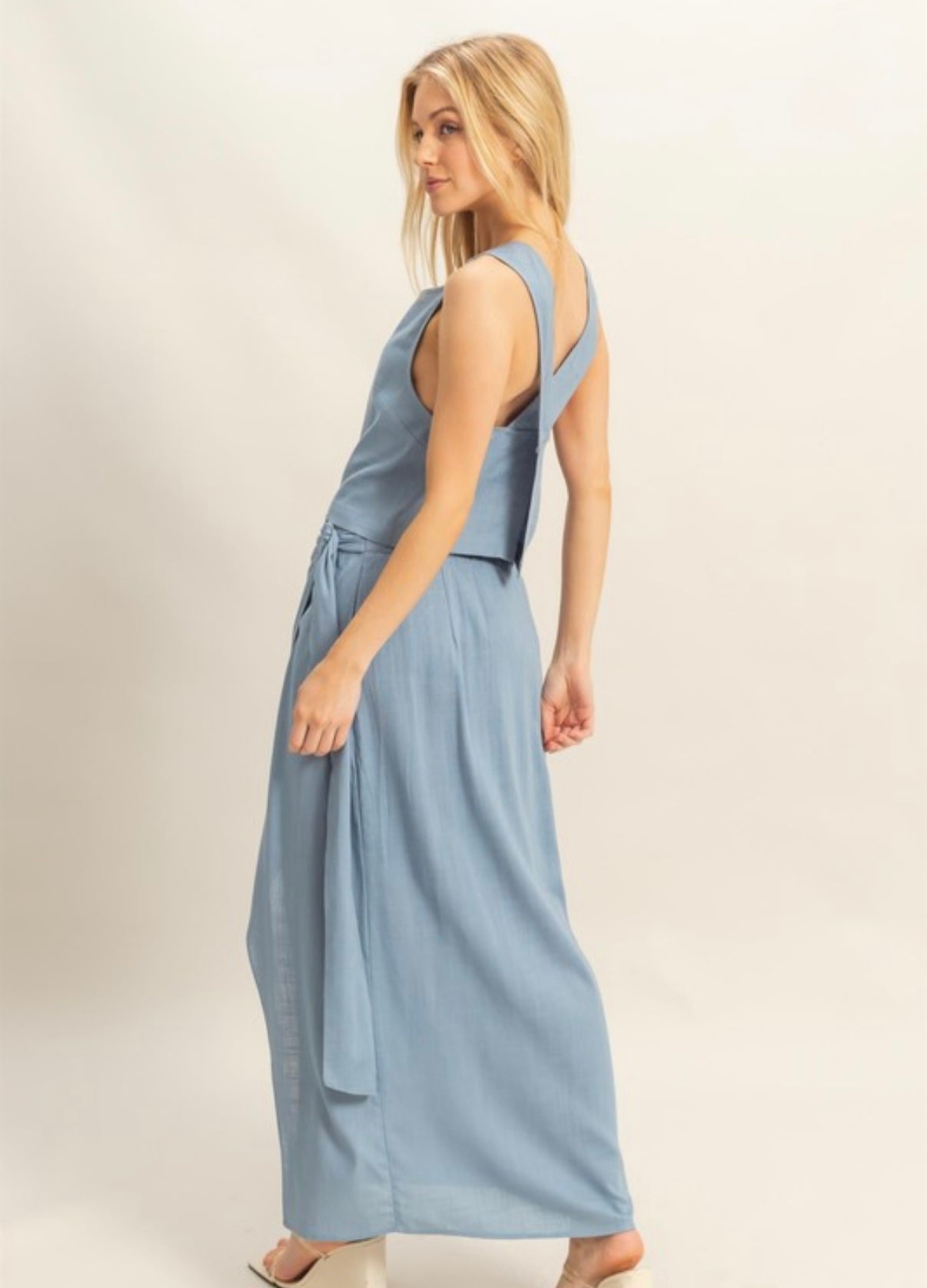 Top & Wrap Skirt Set