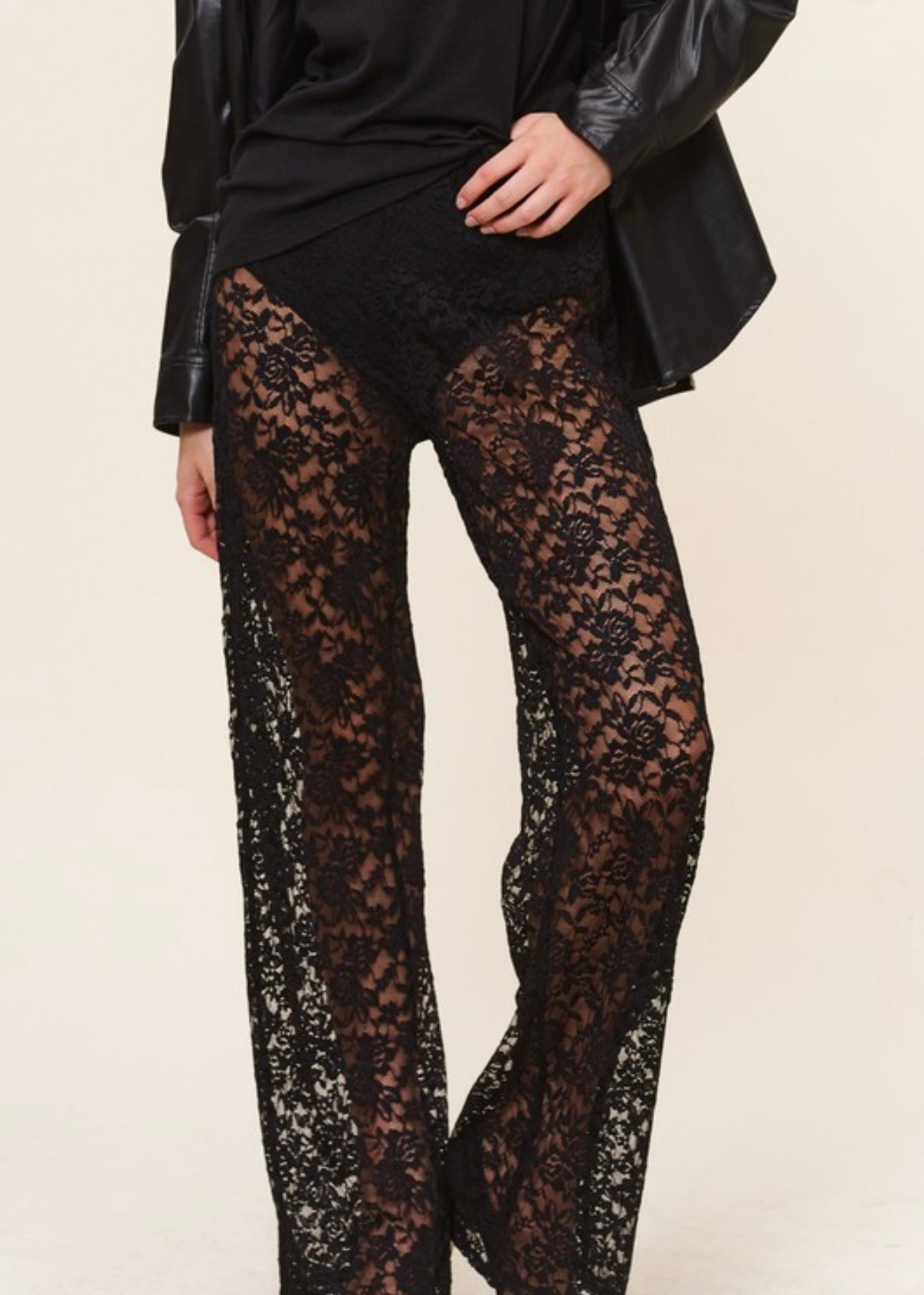 Bold Lace Pants