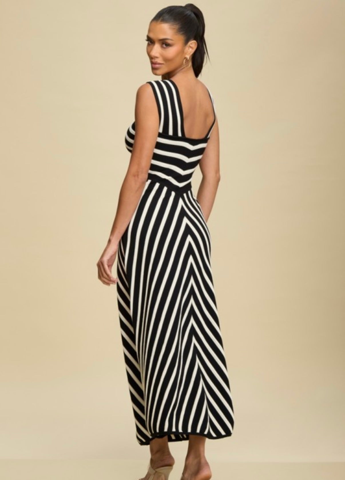 Striped Knit Dress