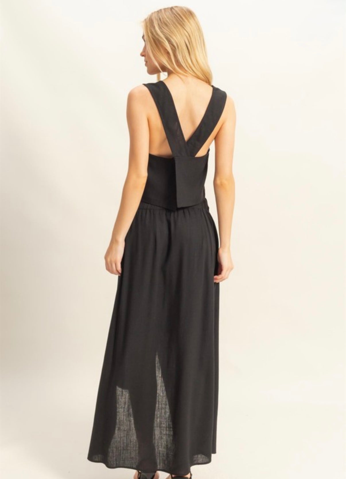 Top & Wrap Skirt Set