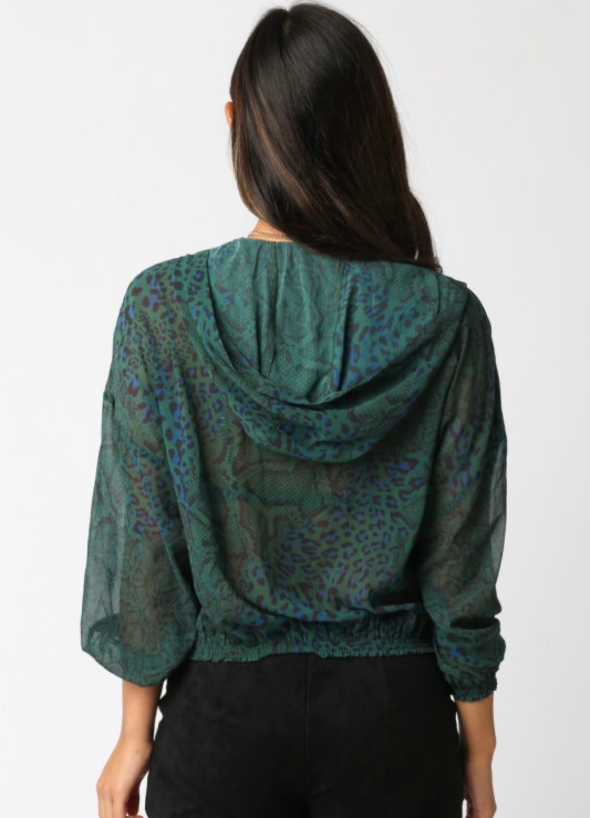 Leopard Mesh Jacket
