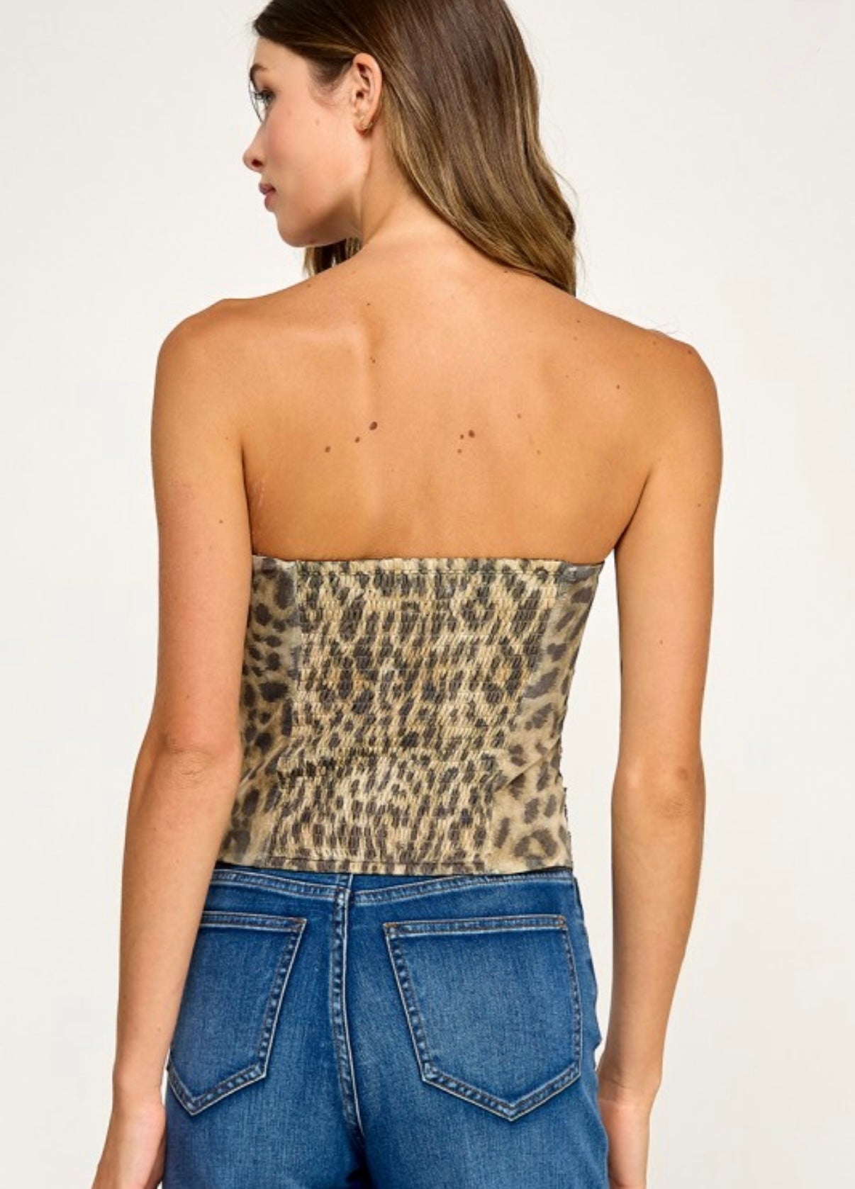 Ruched Bandeau Top