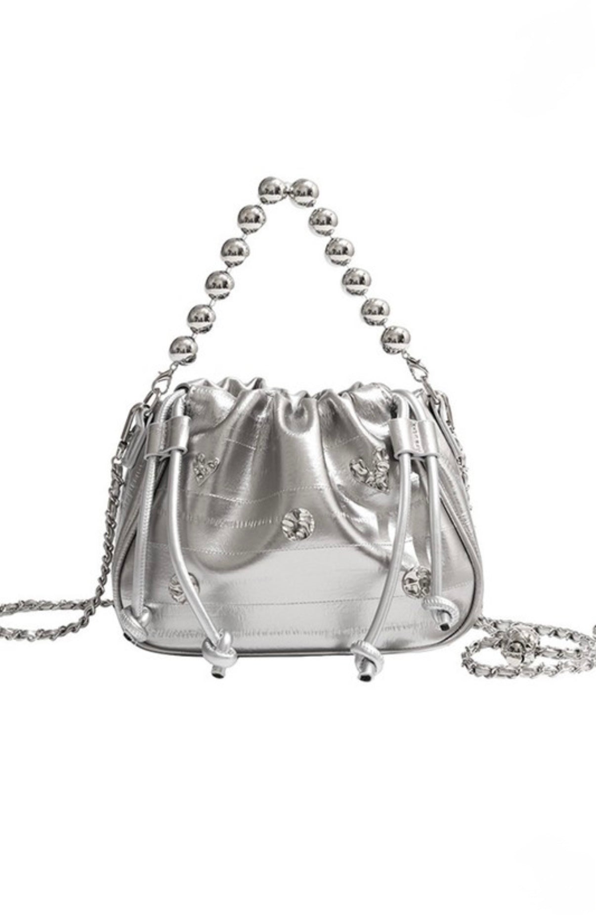 Bucket Silver Bag