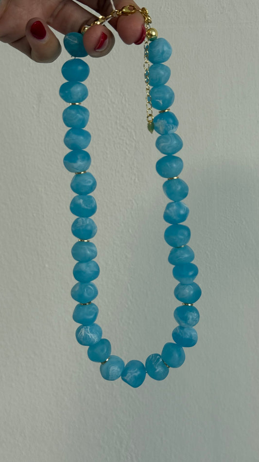 Blue Caribe Necklace