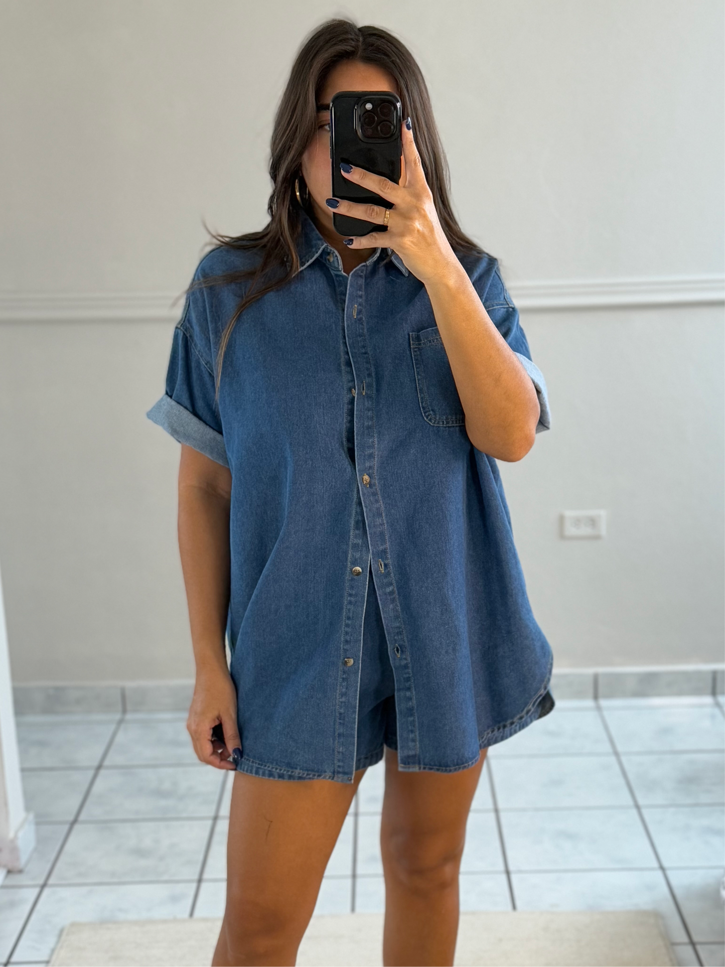 Oversized Denim Set