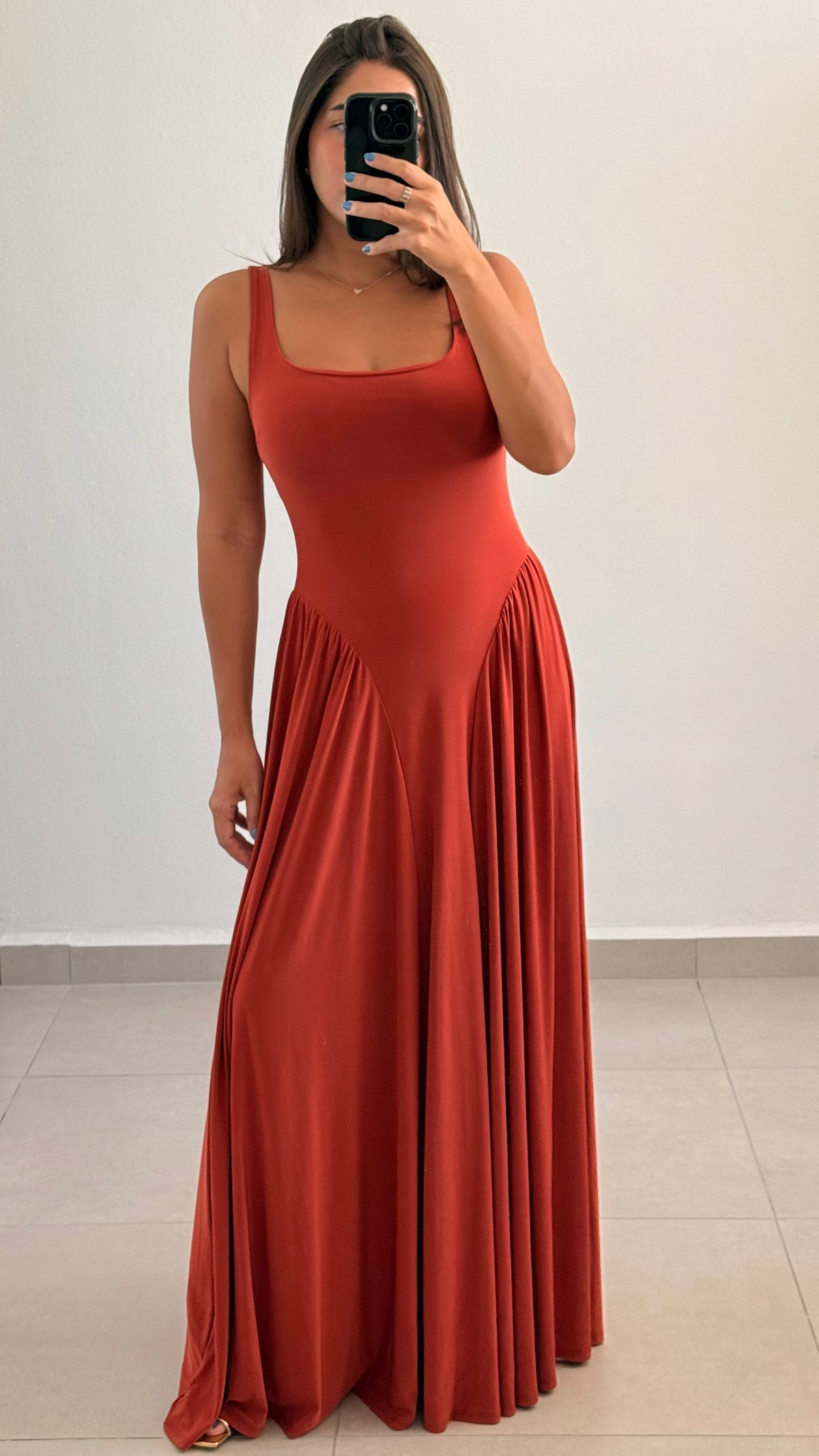 Rusty Maxi Dress