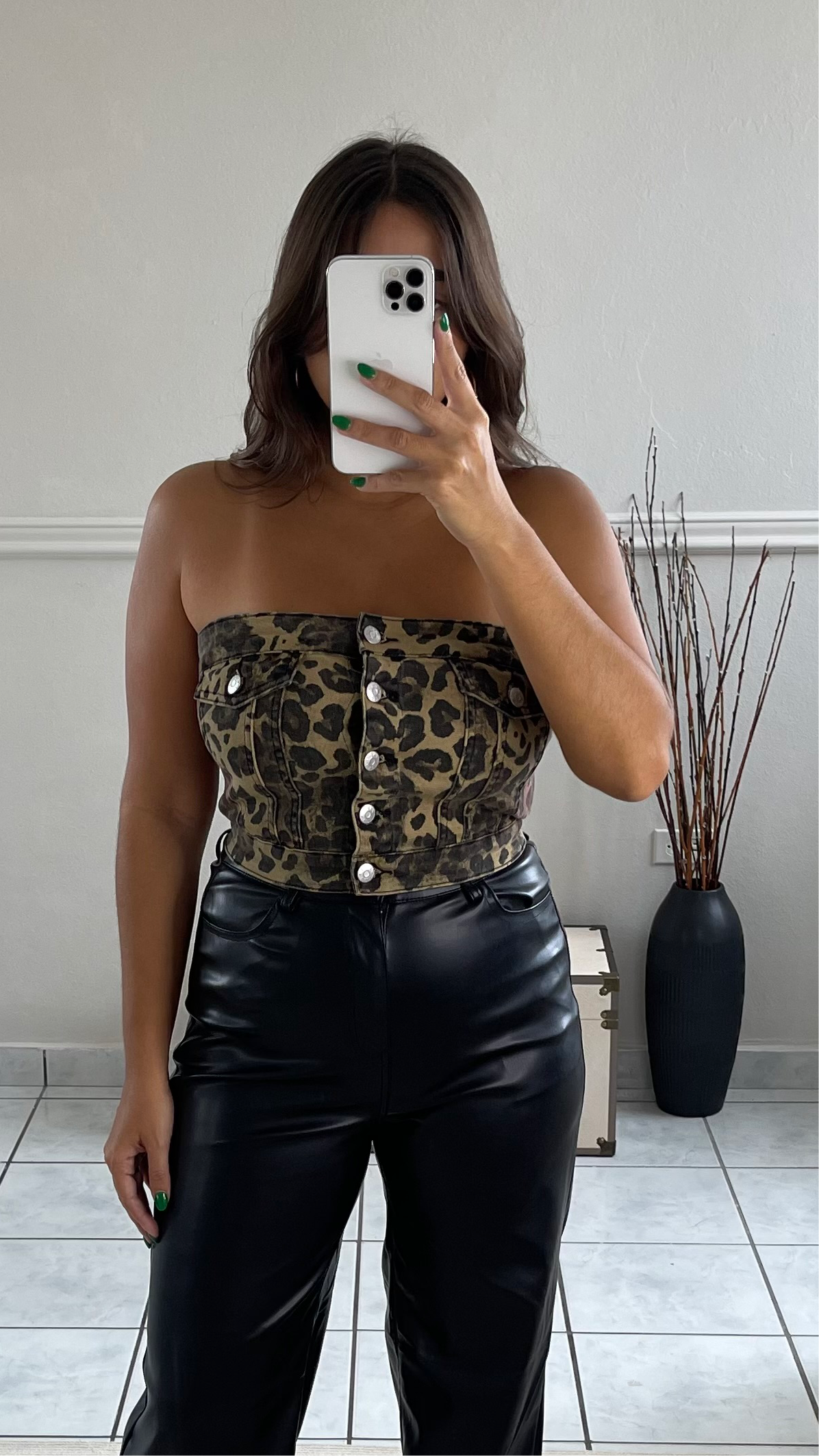 Leopard Tube Top