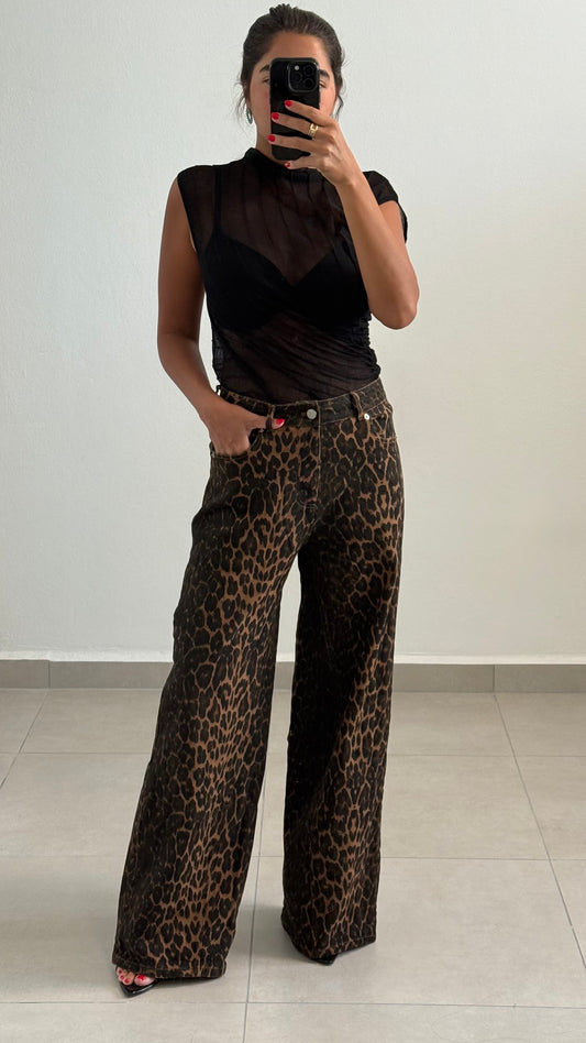Leopard Jeans