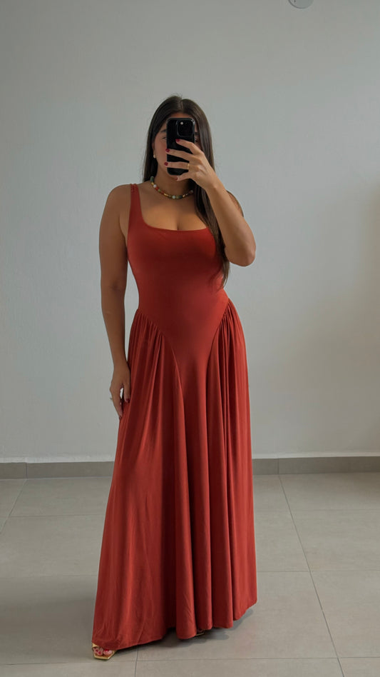 Rusty Maxi Dress