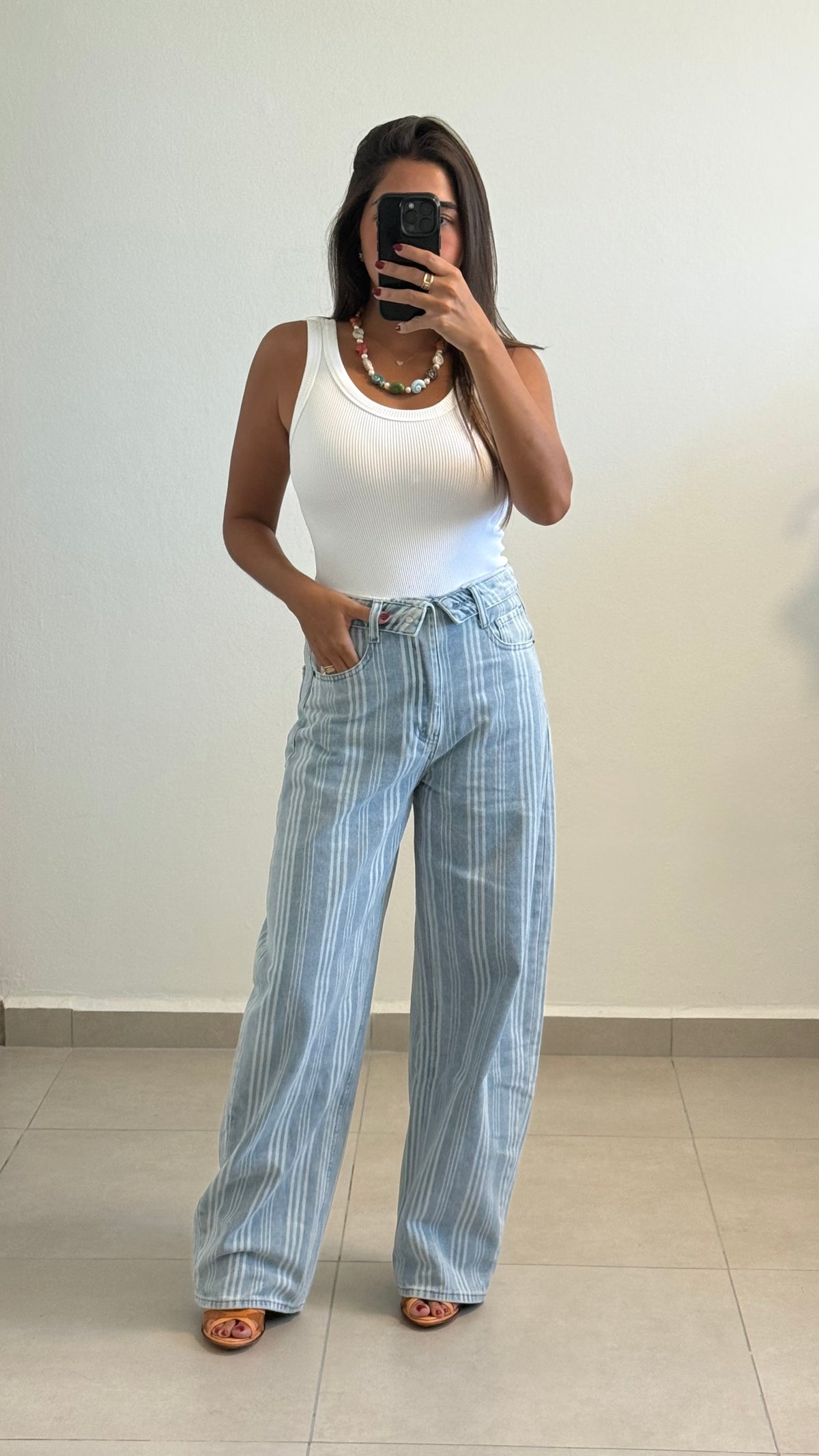Marina Stripe Jean