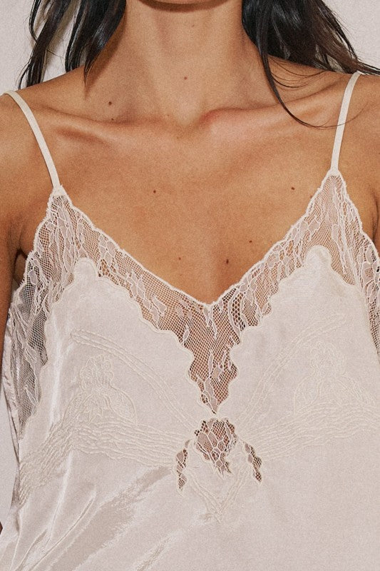 Cream Sleeveless Top