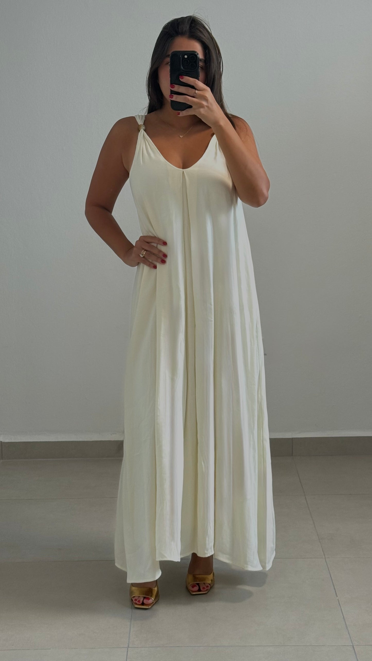 Ivory Beaded Dress