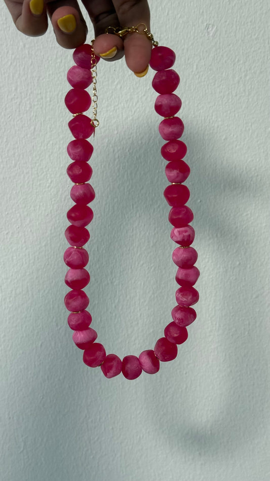 Pink Caribe Necklace