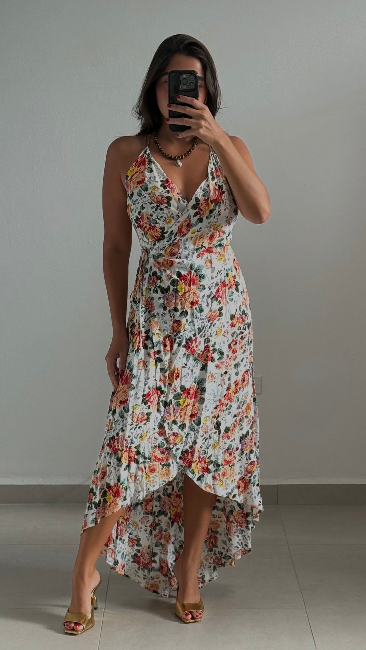 Wrap Floral Dress