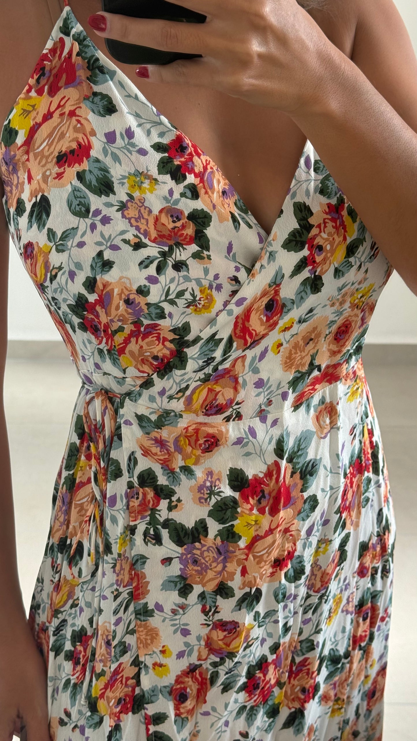 Wrap Floral Dress