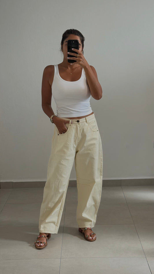 Maria Barrel Jeans