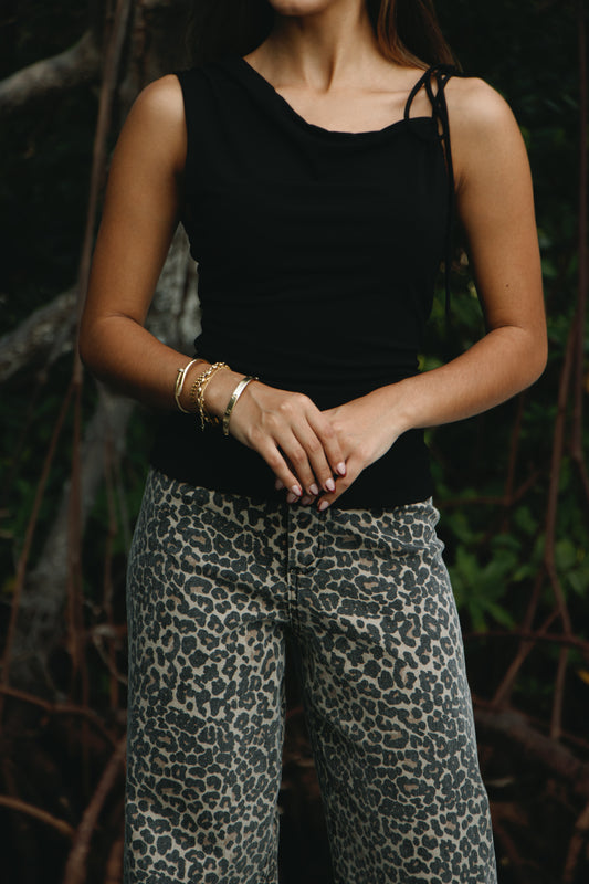 Black Asymmetrical Top