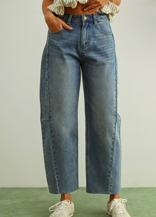 Paola Barrel Jeans
