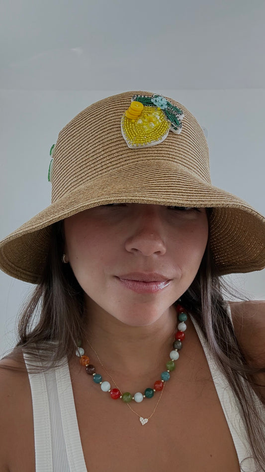 Lemon Drop Beach Hat