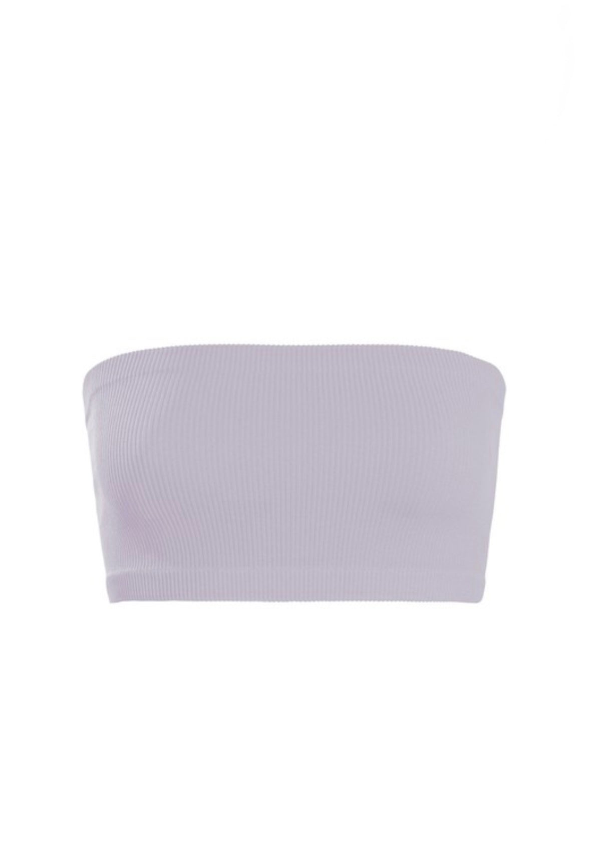 Ribbed Bandeau Top