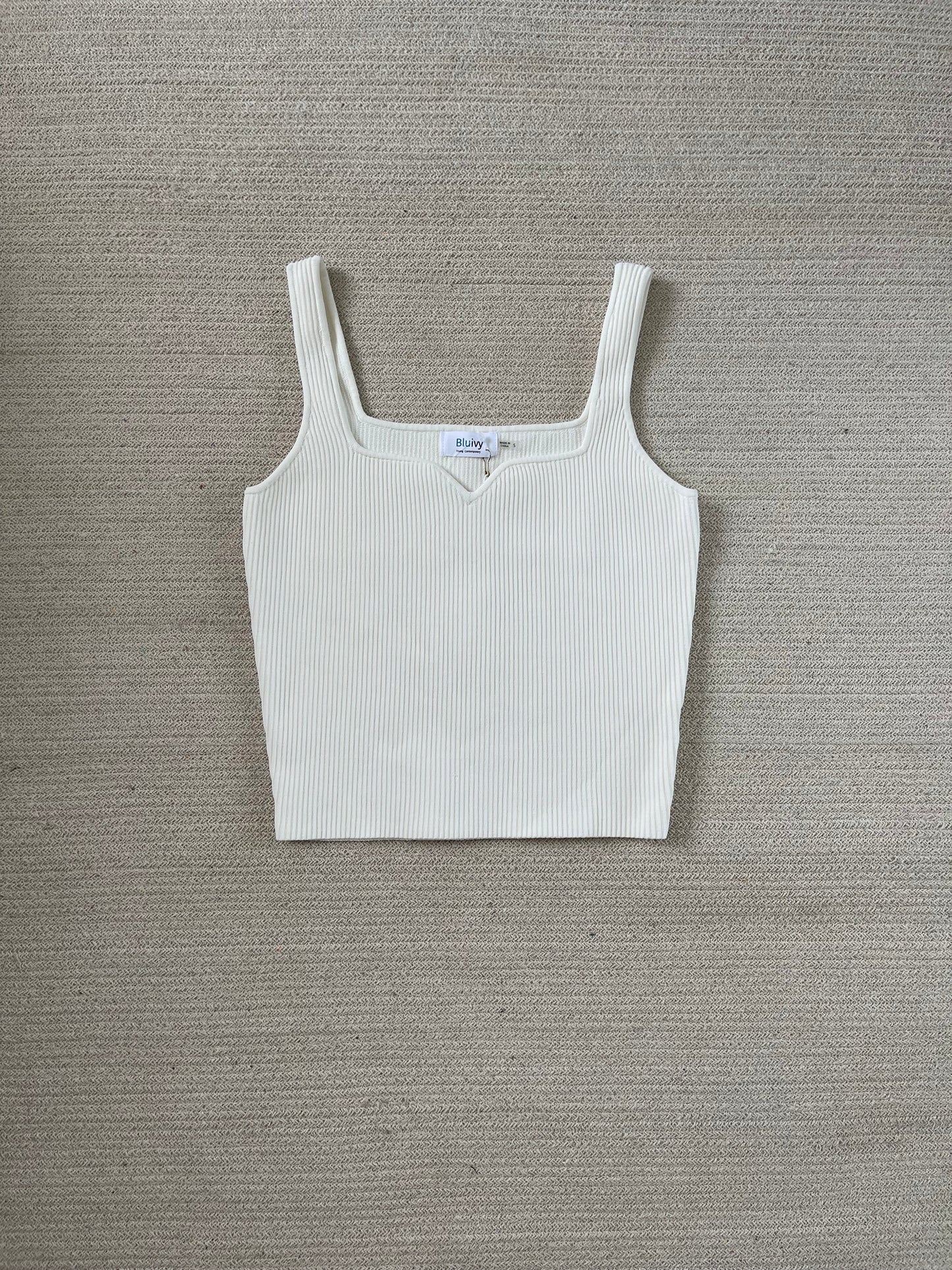 Tank Top With Sweetheart Neckline