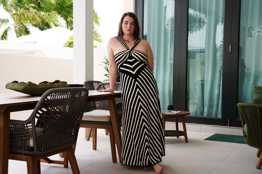 Striped Knit Dress