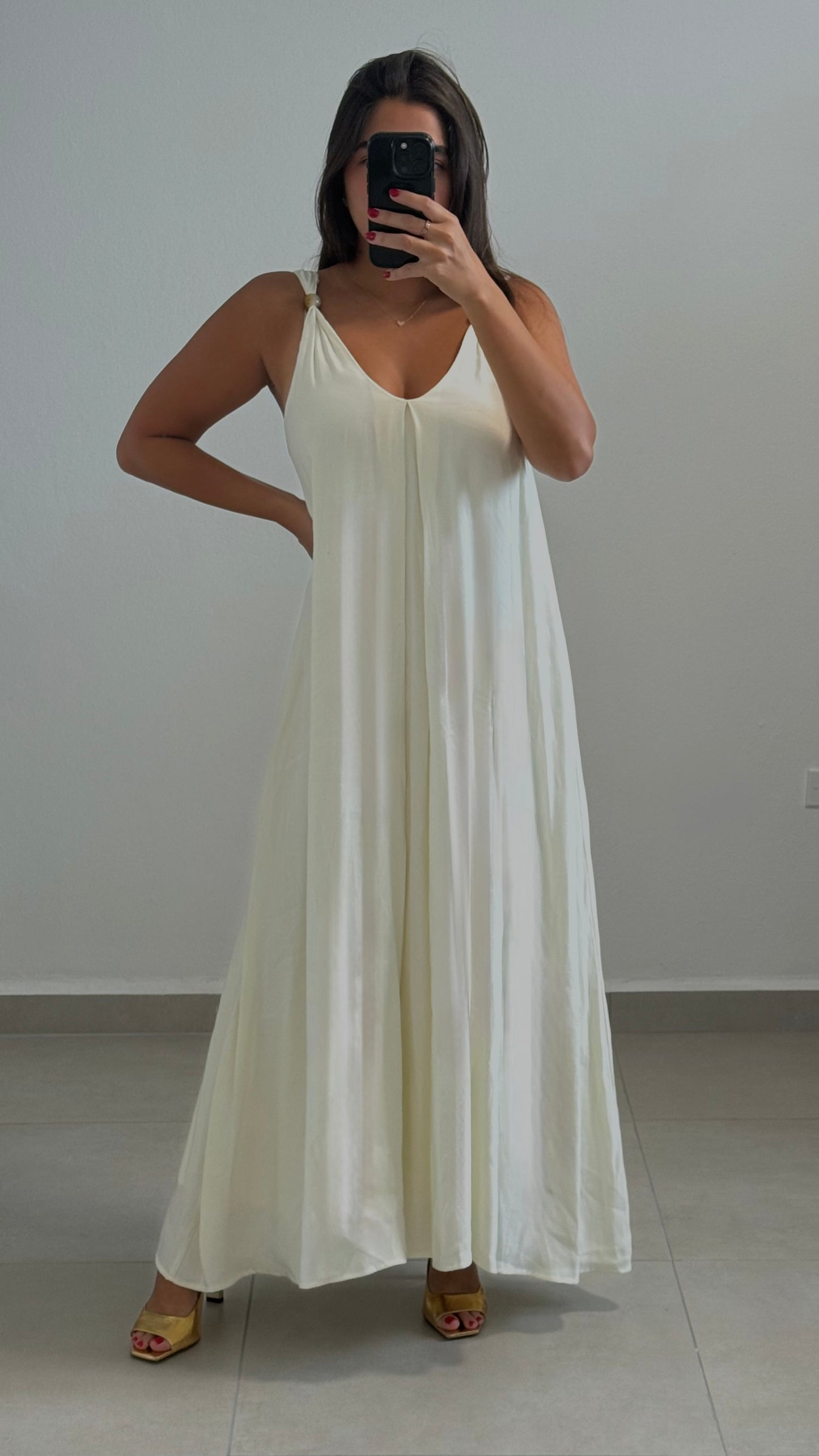 Ivory Beaded Dress
