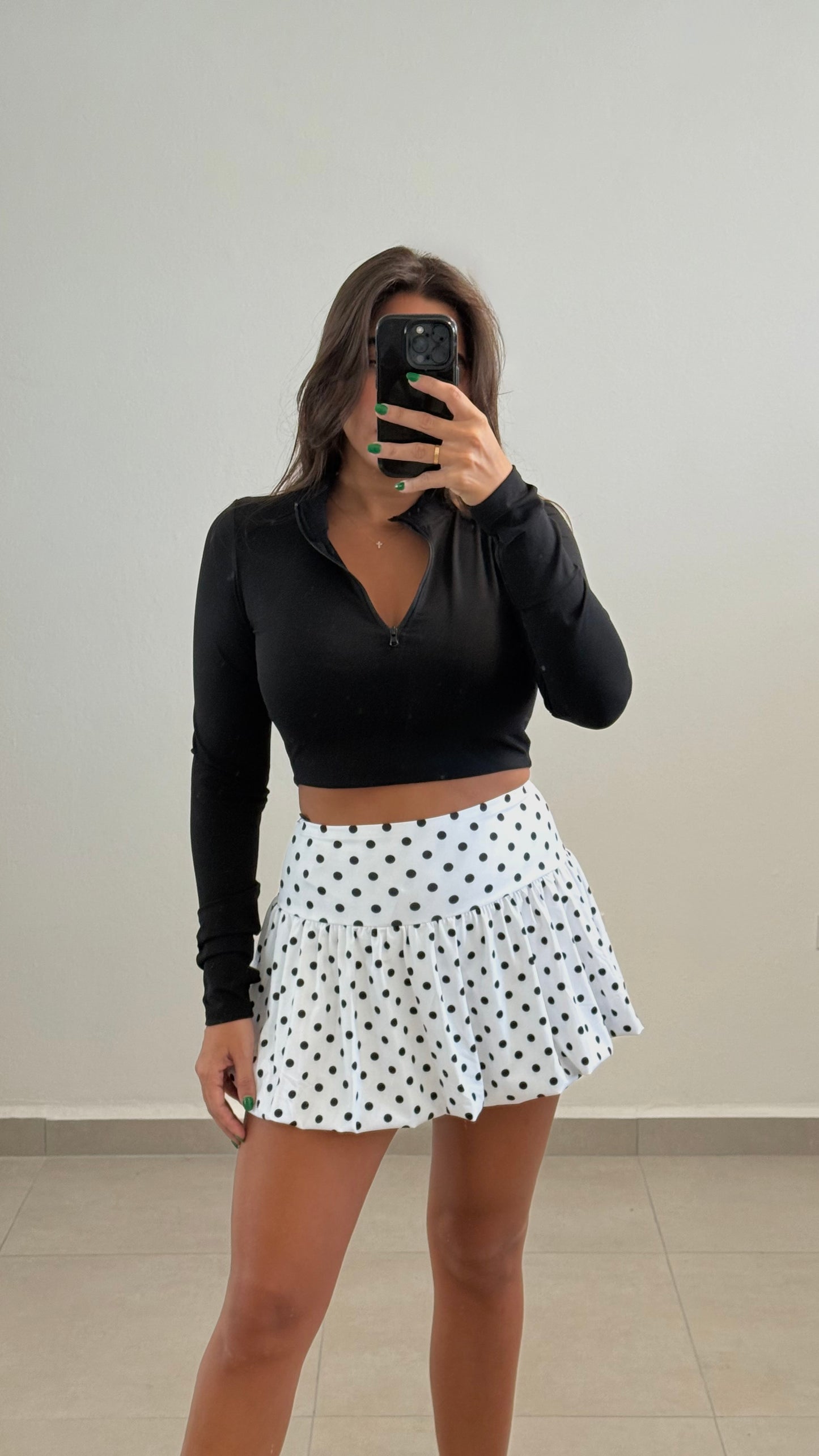 Polka dot Skort