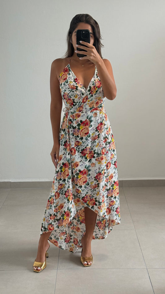 Wrap Floral Dress