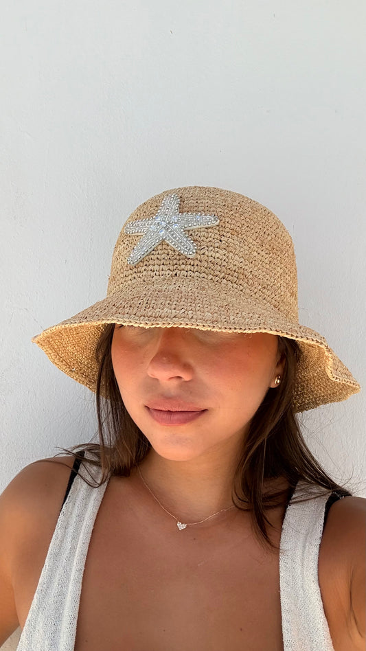 Sandy Star Fish Beach Hat