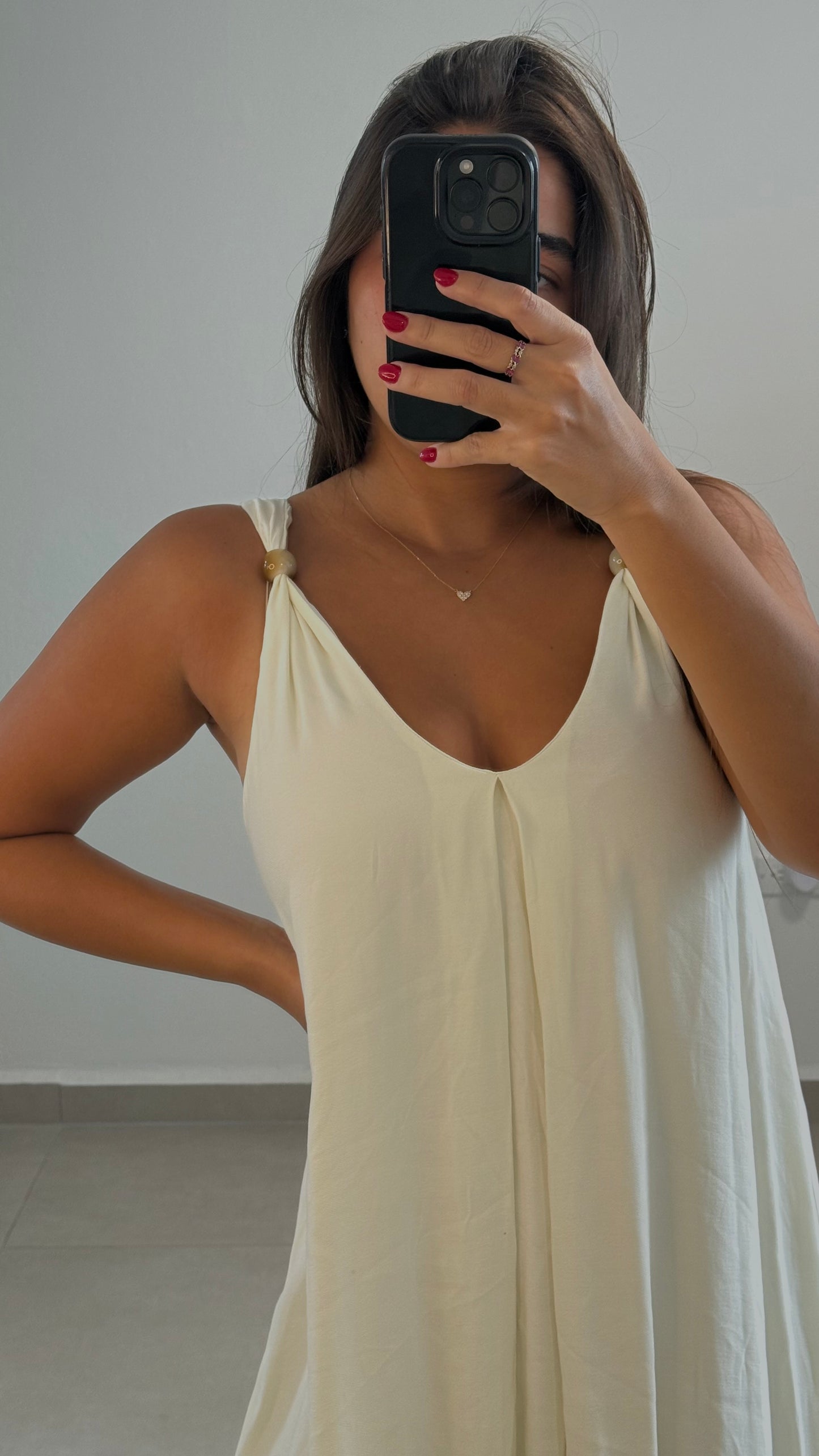 Ivory Beaded Dress