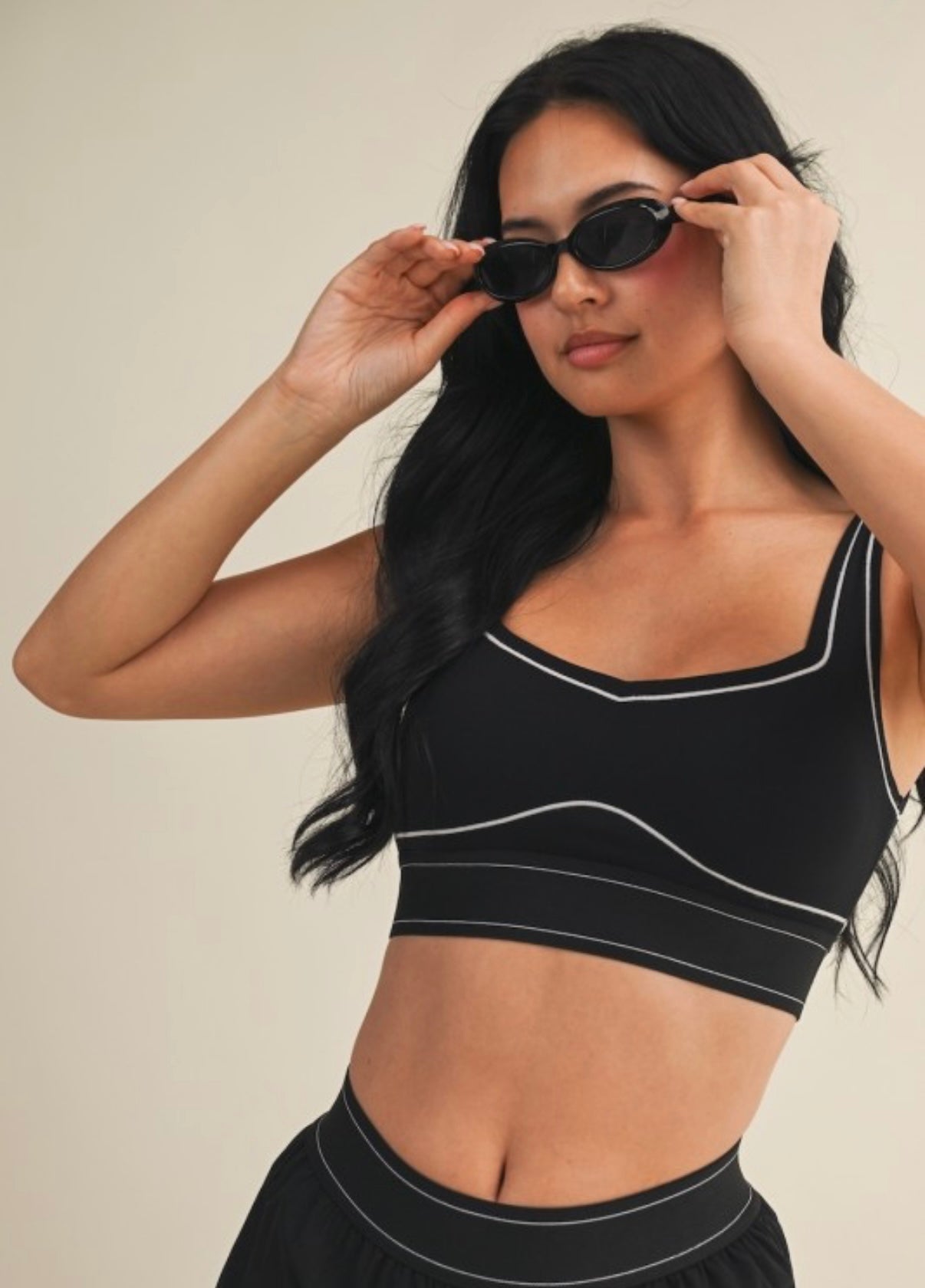Contrast Sports Bra