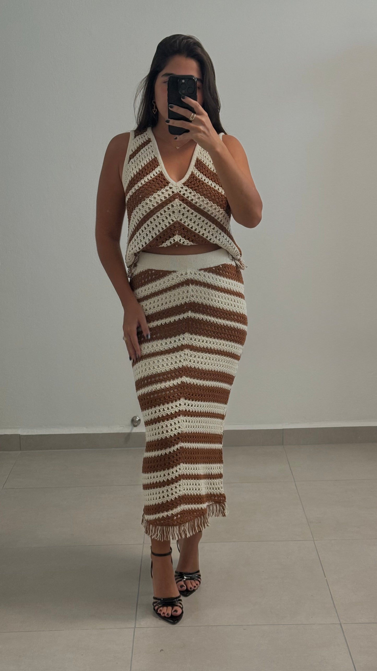 Knit Top & Maxi Skirt