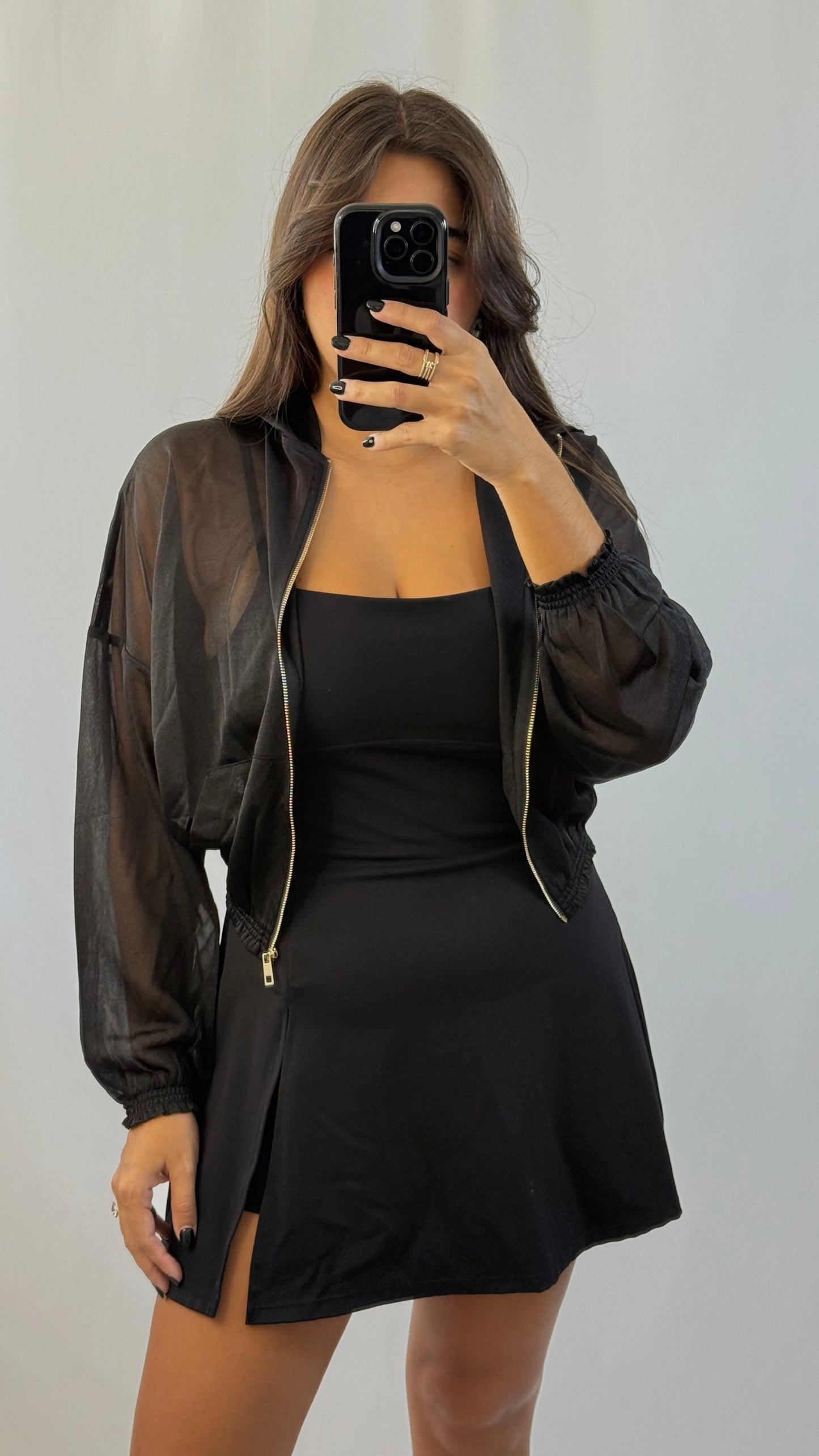 Black Mesh Jacket
