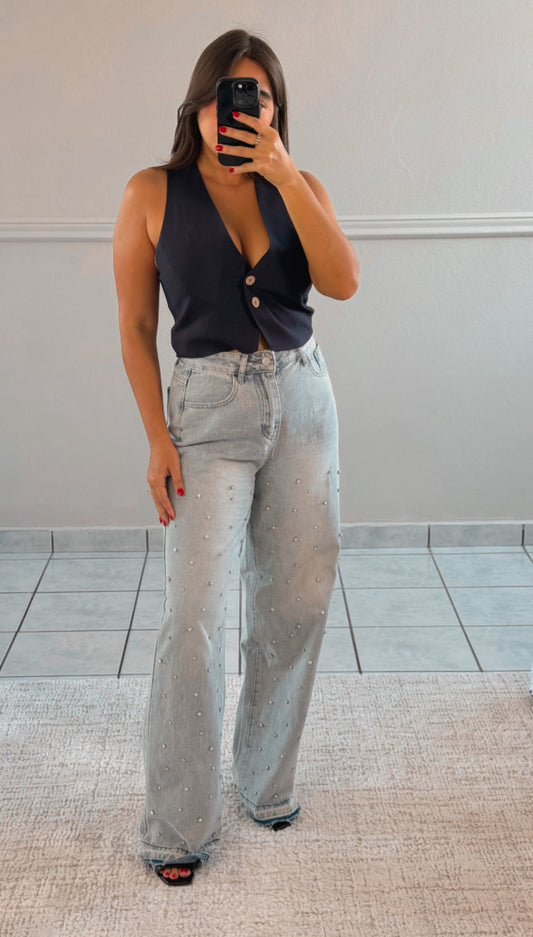 Denim Studs