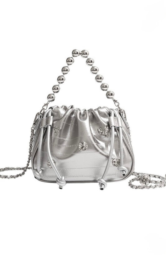 Bucket Silver Bag